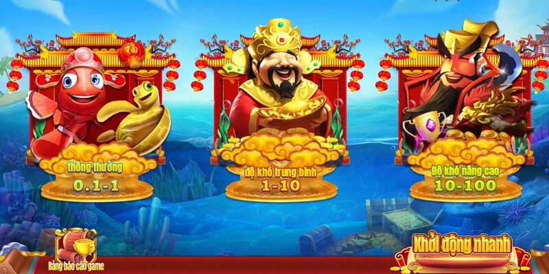 Gameplay đẳng cấp chỉ có ở Bắn Cá Nhị Gia